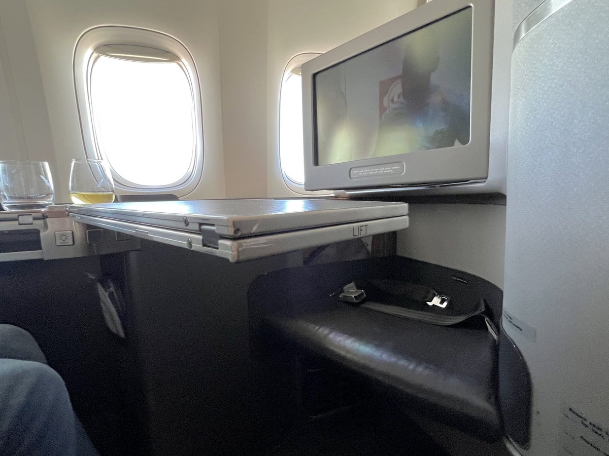 American Airlines Boeing 777 300 Flagship First seat 1A guest seat
