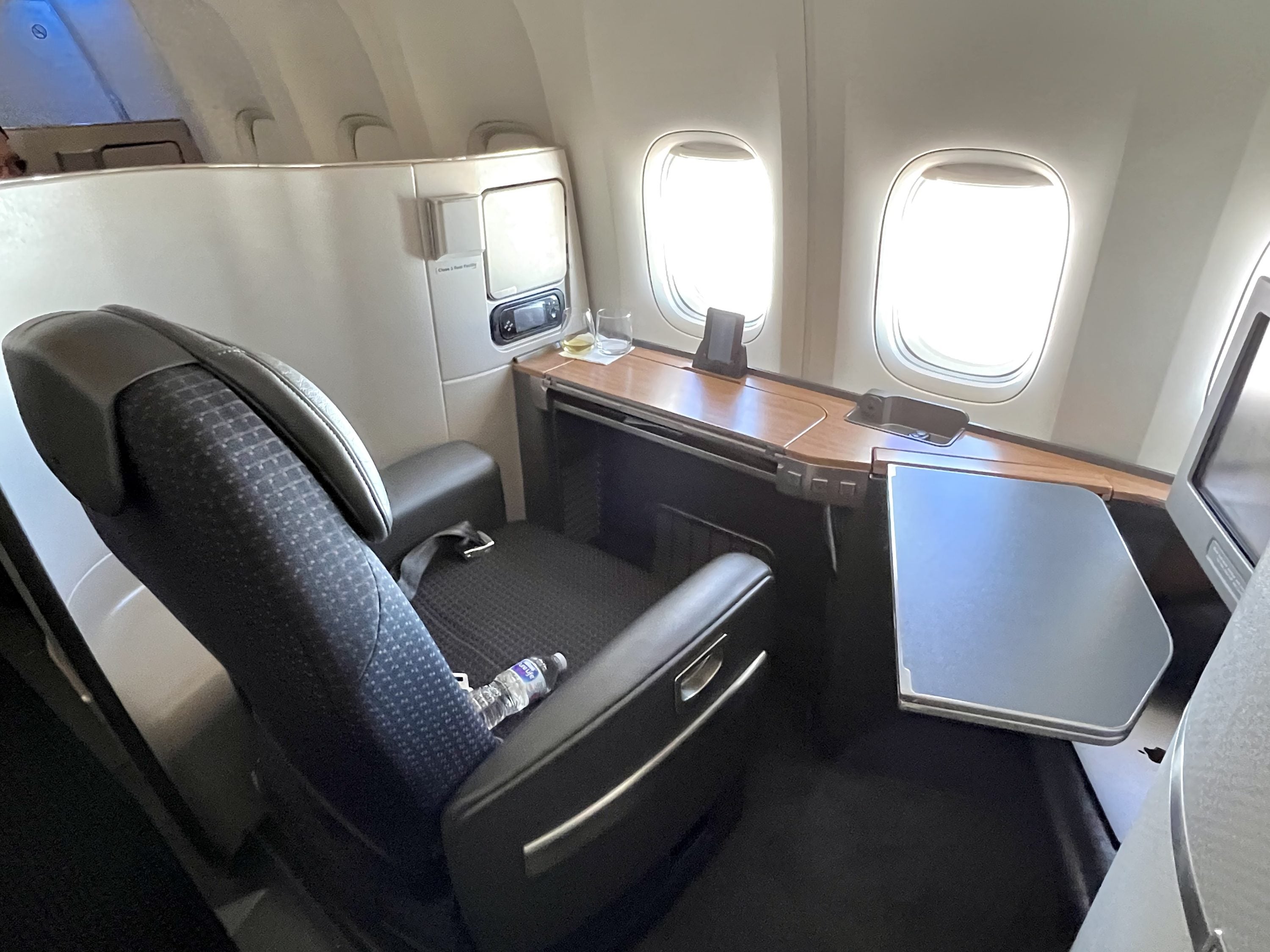 American Airlines Boeing 777 300 Flagship First seat 1A rotated 1