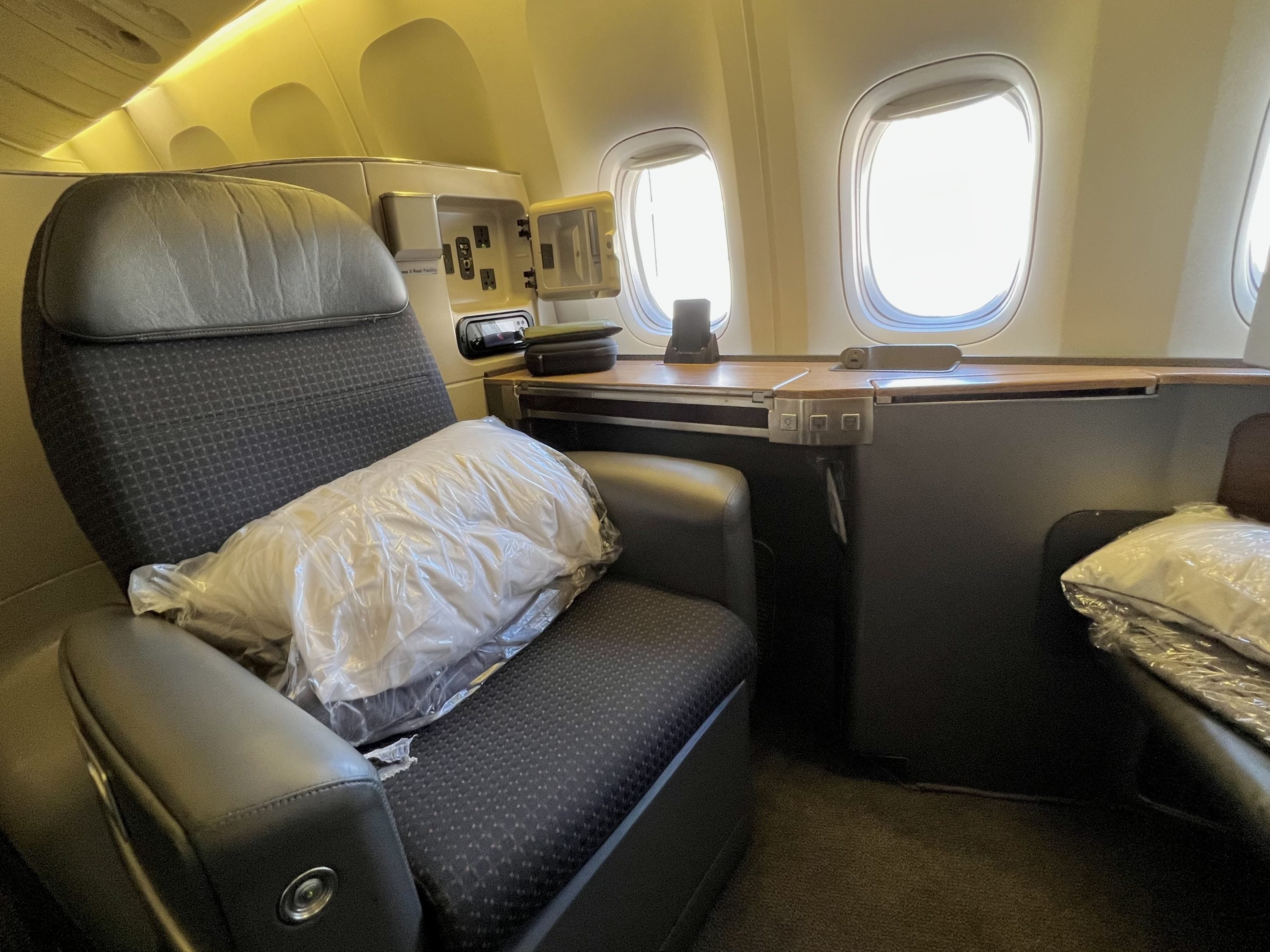 American Airlines Boeing 777 300 Flagship First seat 1A