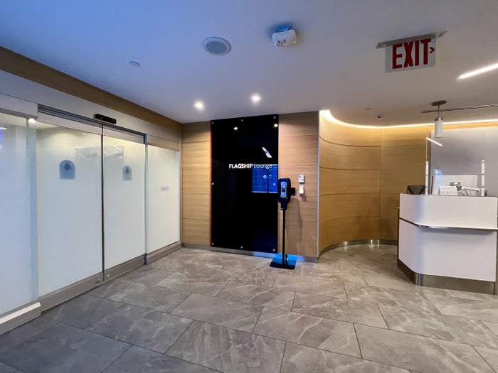 American Airlines Flagship Business JFK Flagship Lounge entrance