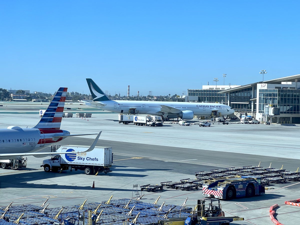 American Airlines Flagship First LAX Flagship Lounge Cathay Pacific