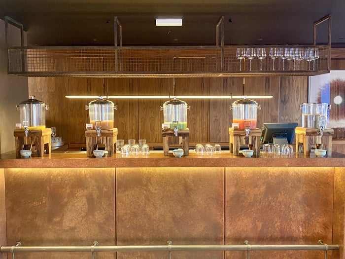 Canopy by Hilton London City breakfast juices