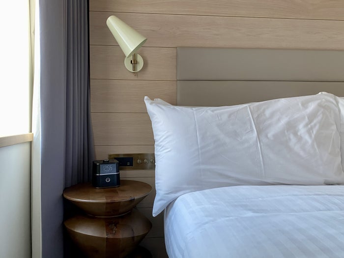 Canopy by Hilton London City room bed close up