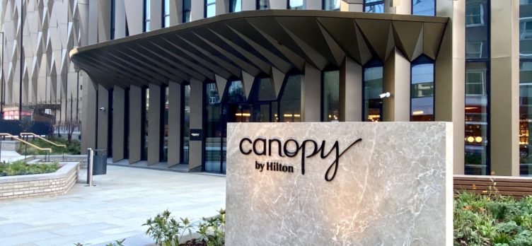 Canopy by Hilton London City signage