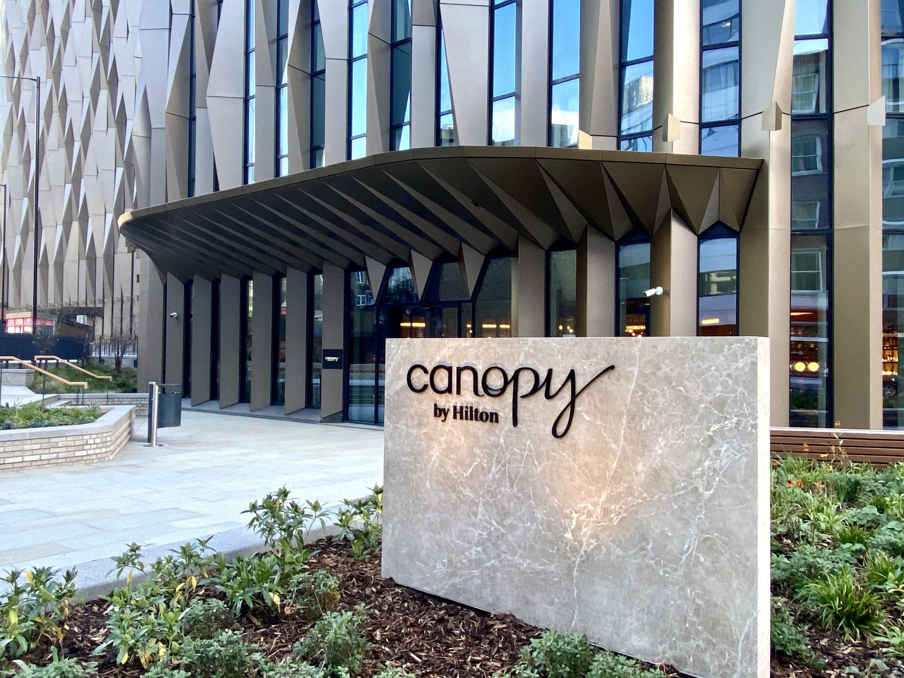Canopy by Hilton London City signage