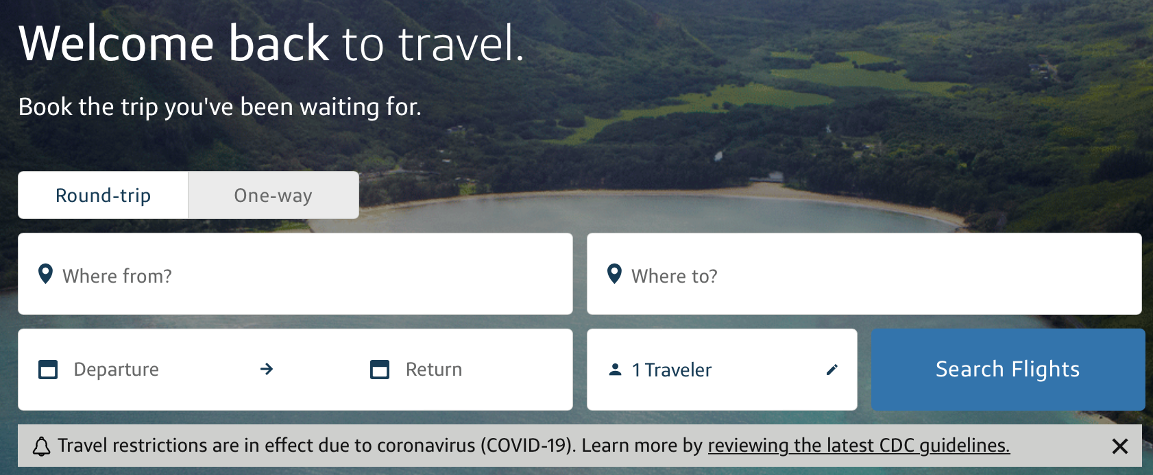 booking travel through capital one