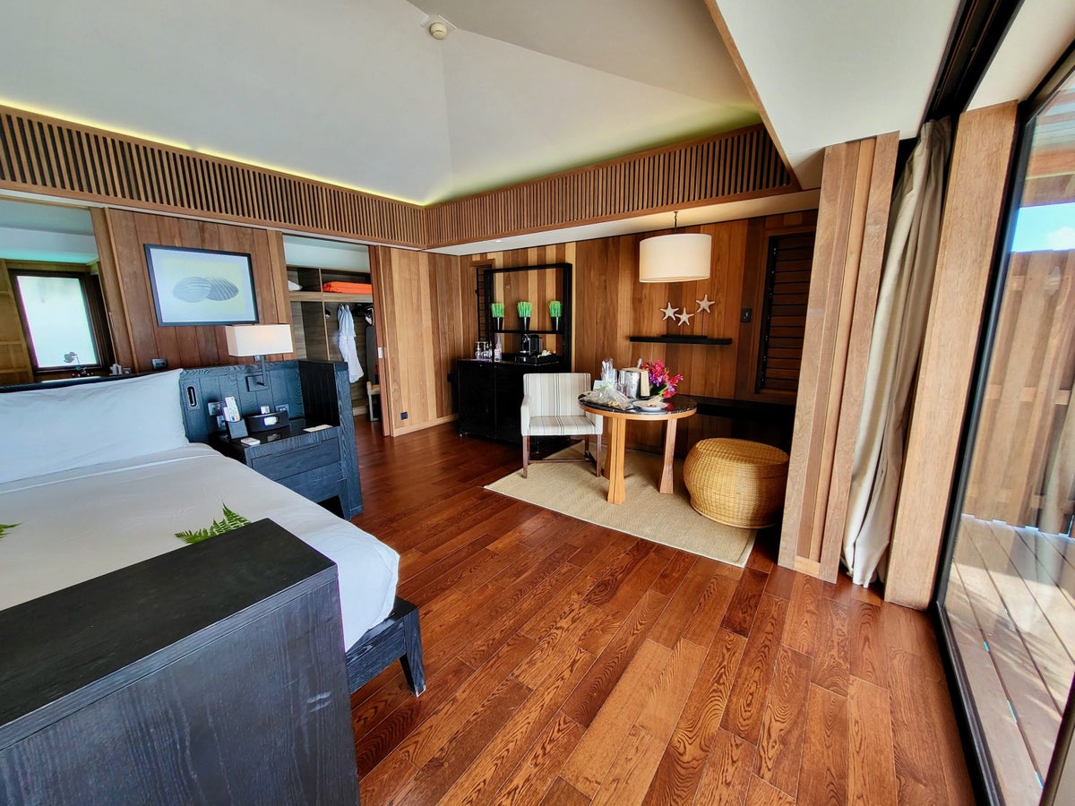 Conrad Bora Bora room
