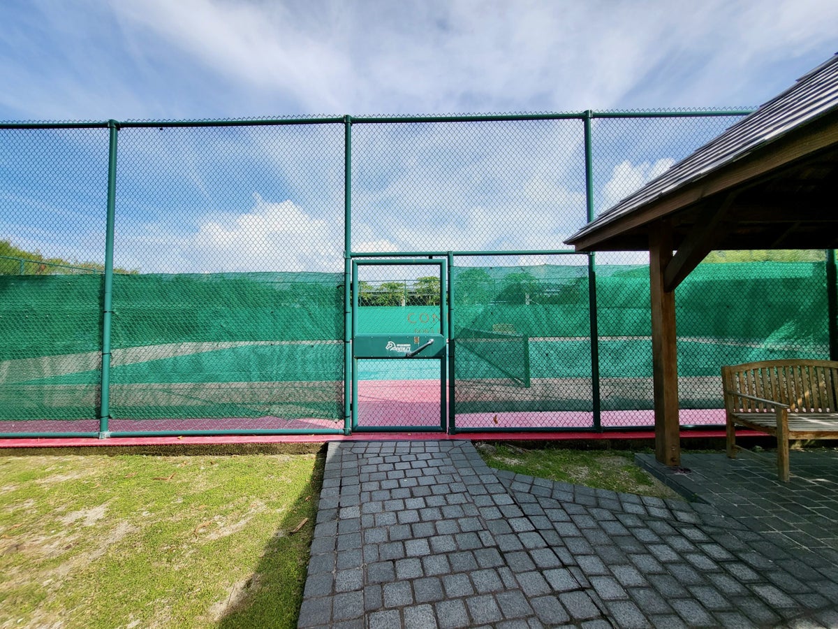 Conrad Bora Bora tennis court