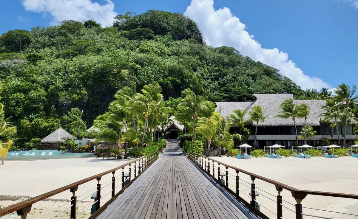Conrad Bora Bora walkway