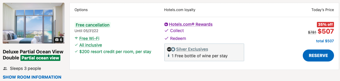Hotels.com Cancun hotel