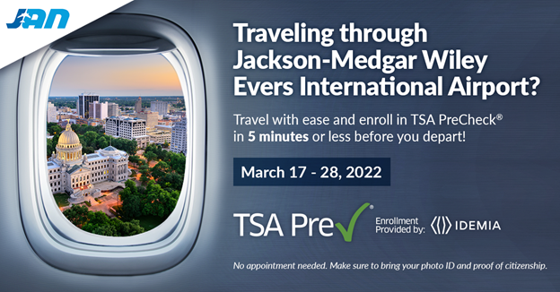 Jackson Medgar Wiley Evers International Airport TSA PreCheck