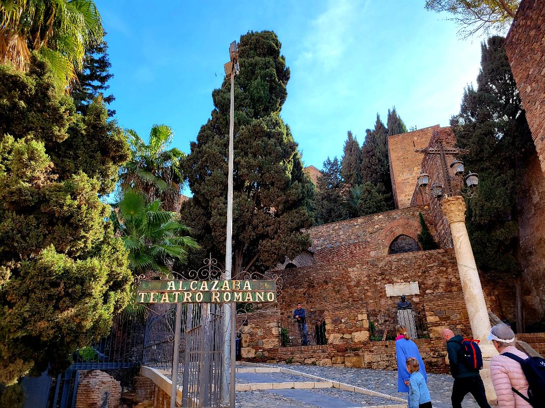 Entrance to Alcazaba fortress