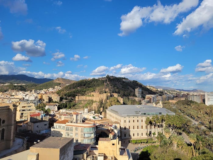 AC Hotel Malaga Palacio Rooftop Bar Mountain View