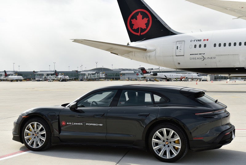 Air Canada Will Offer Electrified Porsche Rides to Select Long-haul Passengers