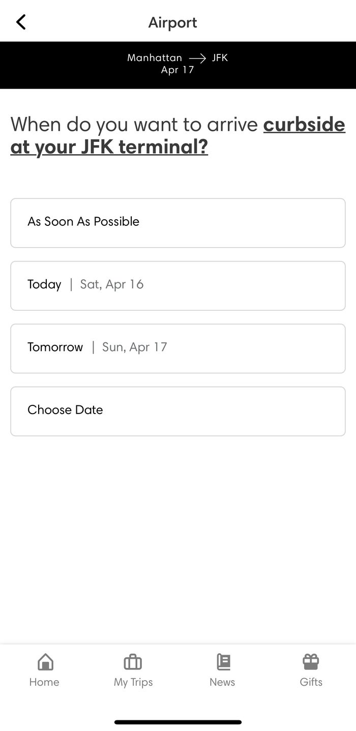 BLADE booking process 3 BLADE booking process 3