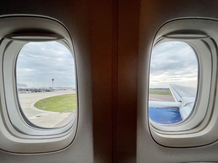 British Airways Boeing 777 300 Club Suite LHR arrival