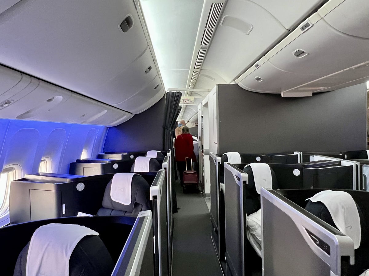 British Airways Boeing 777 300 Club Suite smaller cabin