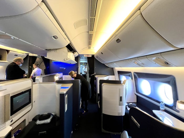British Airways Boeing 777 300 First old cabin