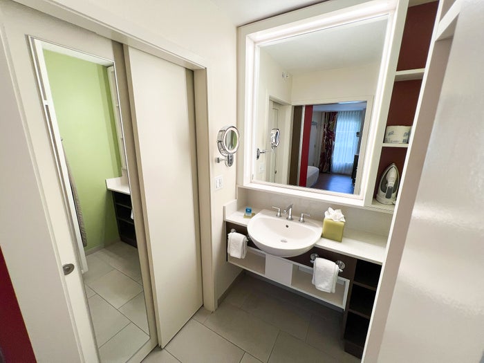 Disneys All Star Movie Resort Preferred room bathroom area