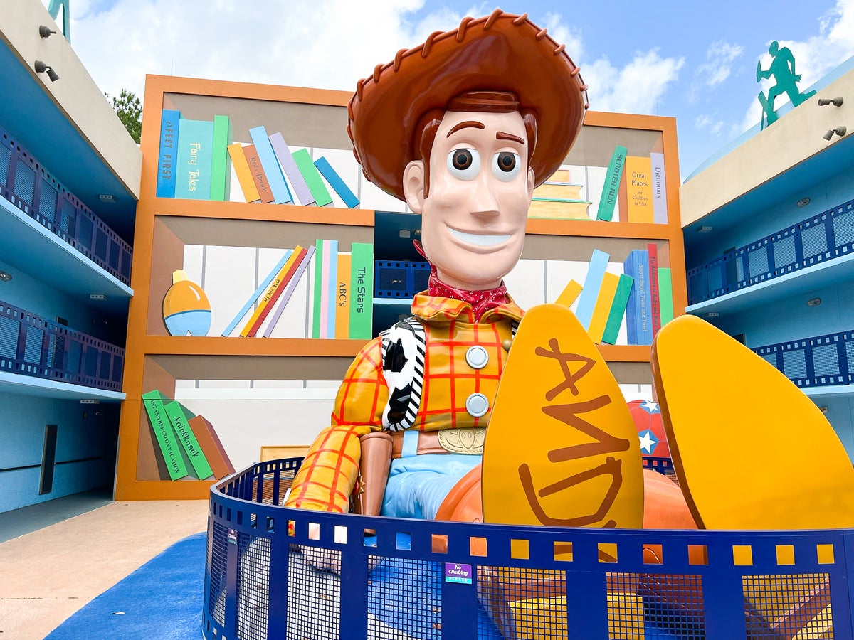 Disneys All Star Movie Resort Toy Story Woody room area