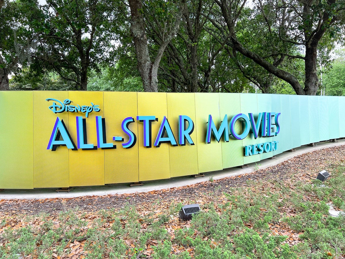 Disneys All Star Movie Resort lawn sign