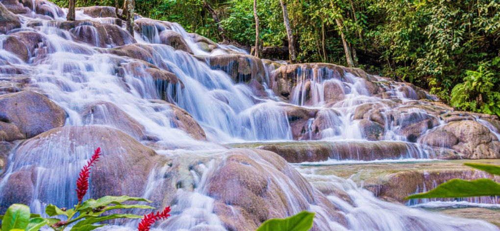 Dunns River Falls Mid Section Ocho Rios Jamaica