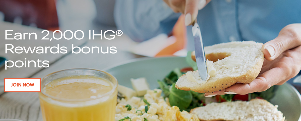 Earn IHG points for dining