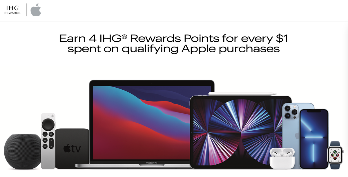 Earn IHG points with Apple