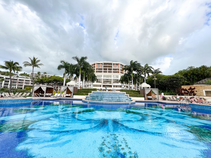 Grand Wailea Maui Waldorf Astoria Resort Adult Pool Waterfall Area