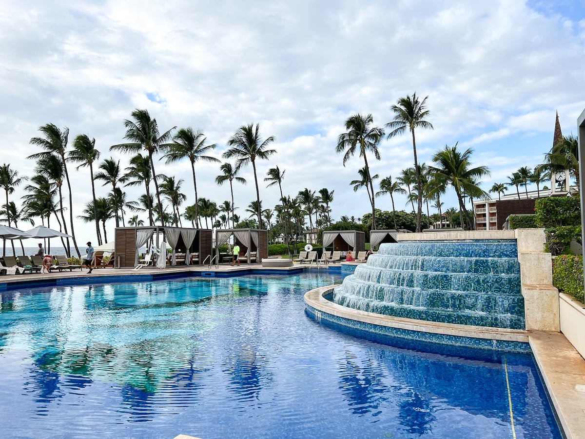 Grand Wailea Maui Waldorf Astoria Resort Adult Pool and Trees