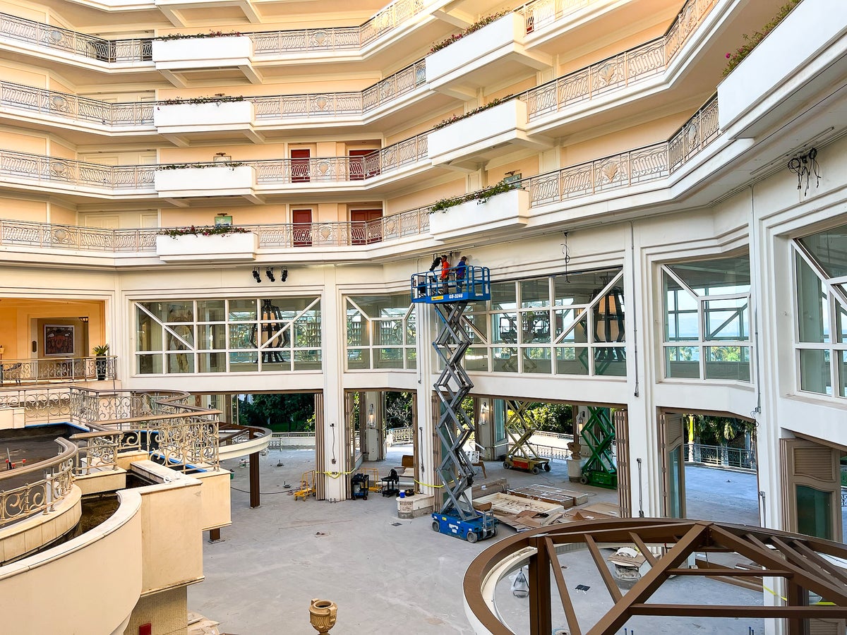 Grand Wailea Maui Waldorf Astoria Resort Lobby Area Construction
