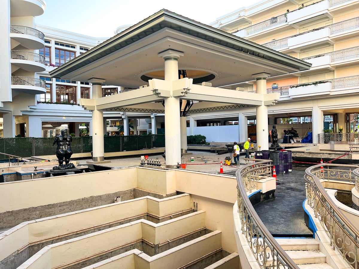 Grand Wailea Maui Waldorf Astoria Resort Lobby Construction