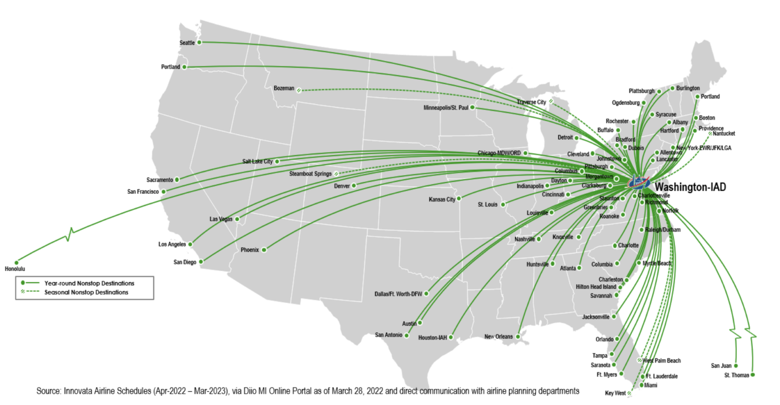 Washington Dulles International Airport IAD Terminal Guide [2022]