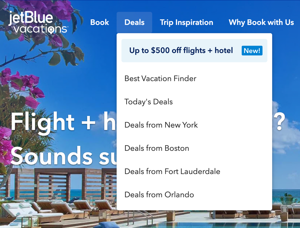 JetBlue Vacations Deals