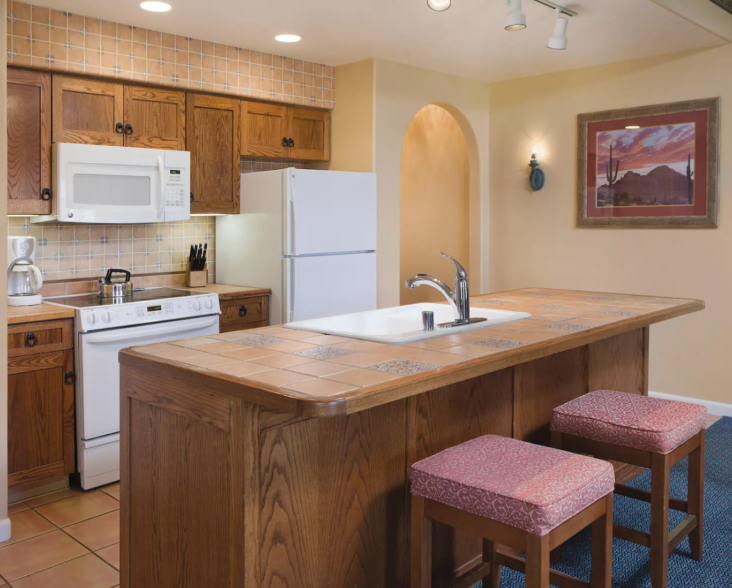 The Legacy Golf Resort kitchen Shell Vacation Club