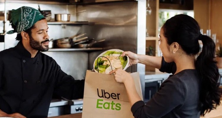 Uber Eats chef and pick up