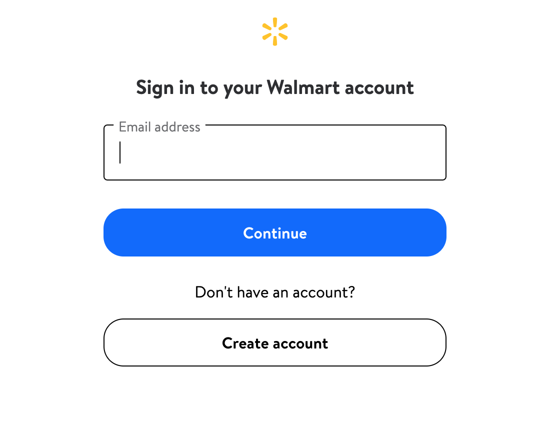 Walmart Account Sign In