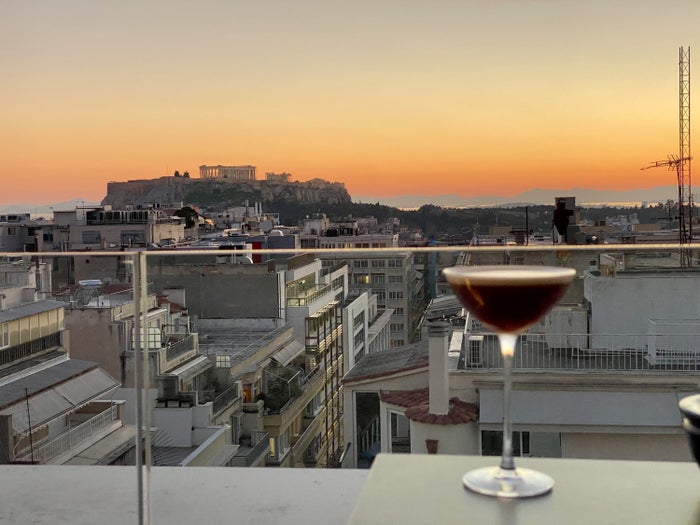 Academias Hotel Nyx Japanese Fusion Gastrobar sunset and espresso martini