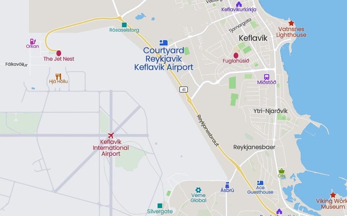 Courtyard by Marriott Keflavik Location