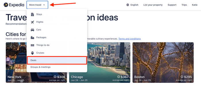 Expedia Deals