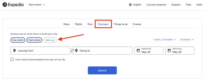 Expedia Packages
