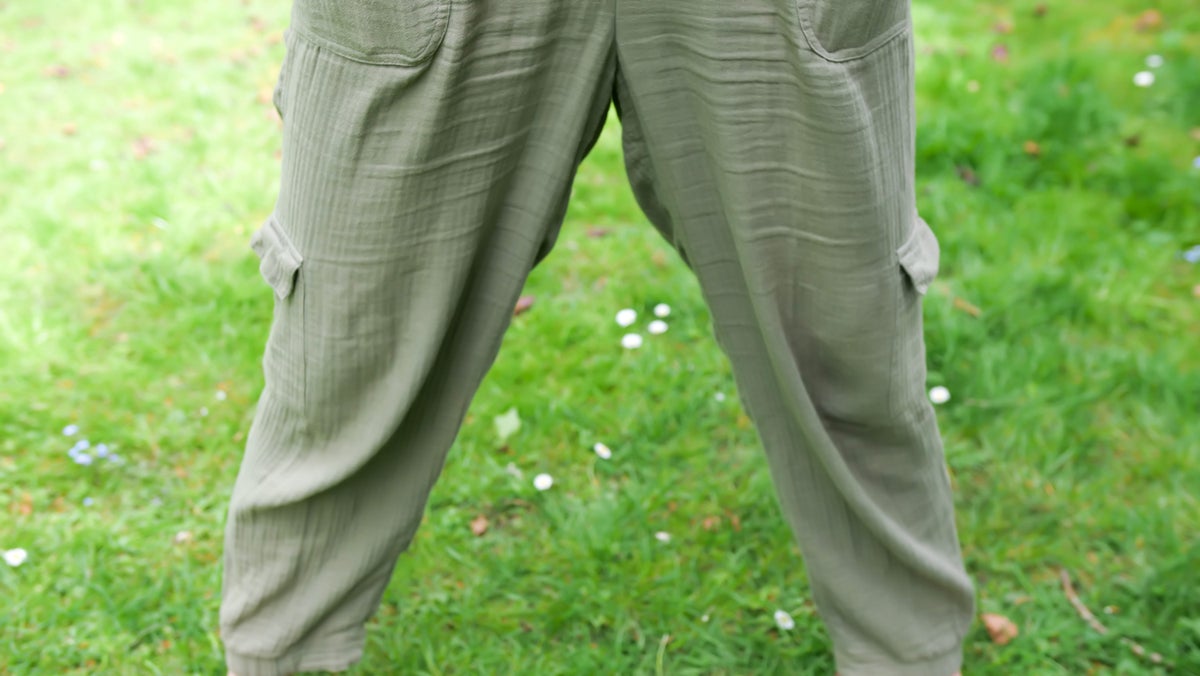 Yoga Pants for Women Plus Size Harem Pants Smocked Waist Boho Pants Hippie  Pants With Pockets Summer Clothing -  Canada