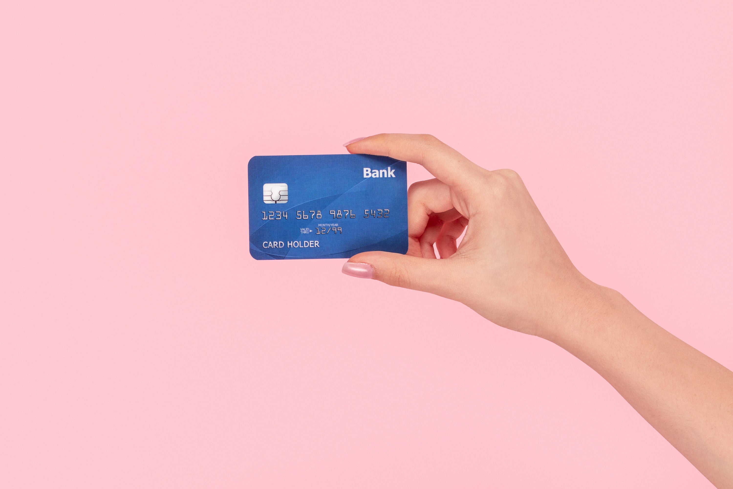 Holding a non branded credit card