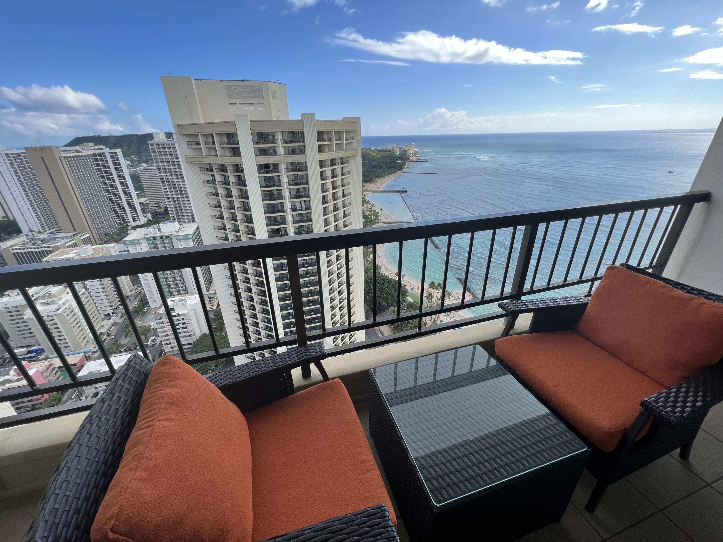 Hyatt Regency Waikiki Penthouse Suite Balcony View