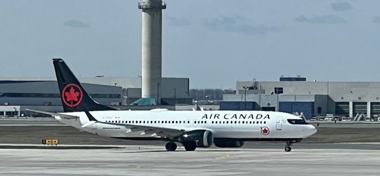 Air Canada Boeing 737 MAX at YYZ