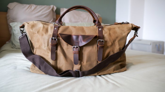 Leather Duffel Bag
