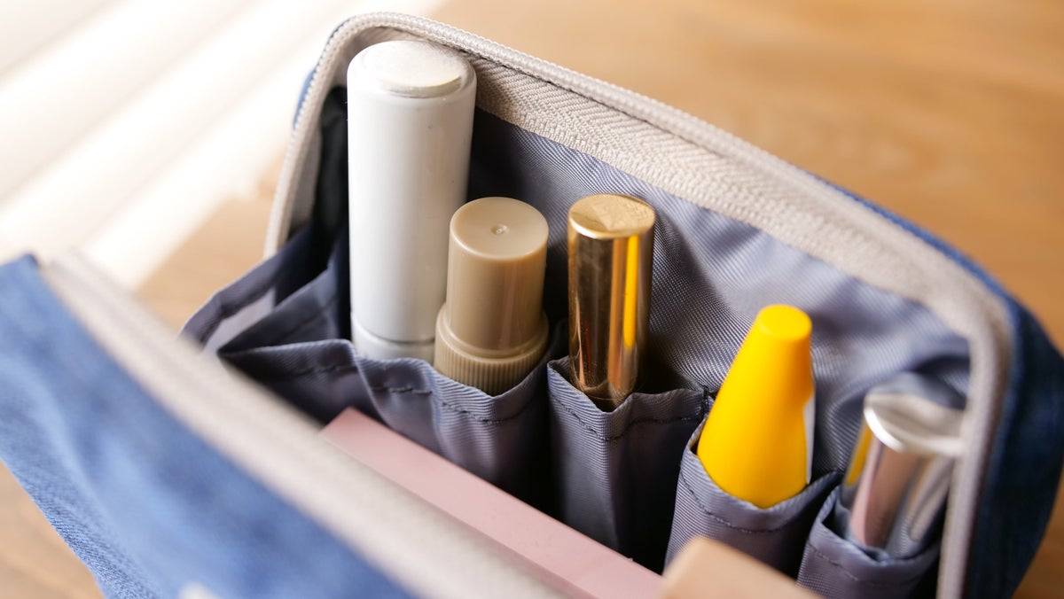 Makeup bag compartments