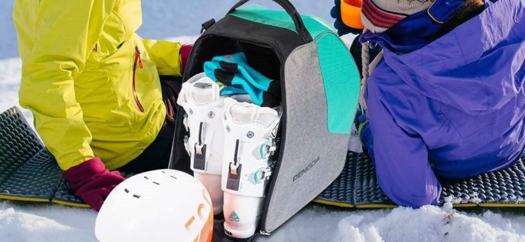 PENGDA Ski Boot Bag open