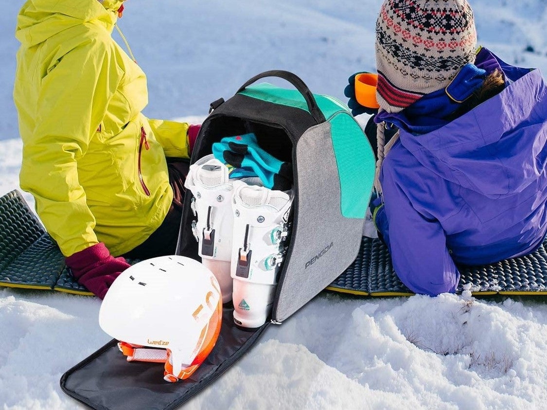 Goggles G... Details about   Unigear Ski Boot Bag 50L Ski Boot Travel Backpack for Ski Helmet 