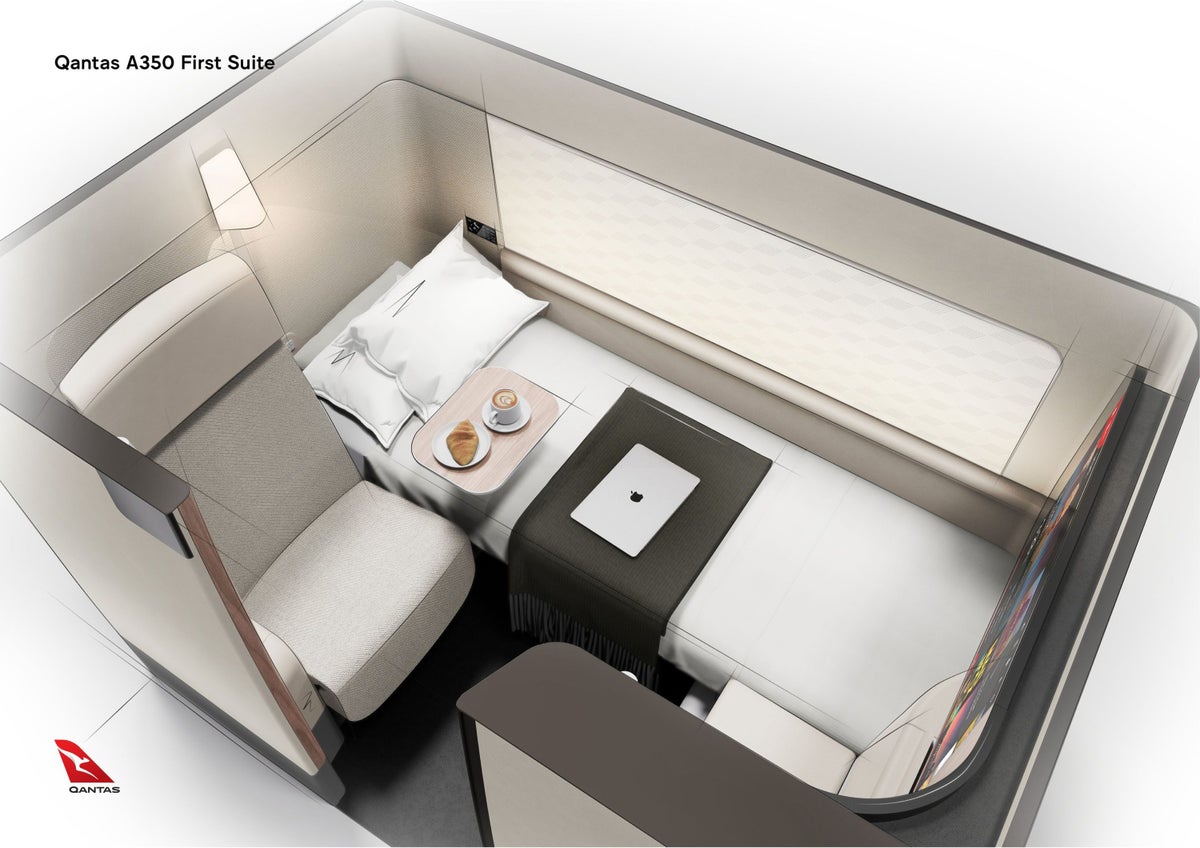 Qantas Airbus A350 Project Sunrise First Class Overview